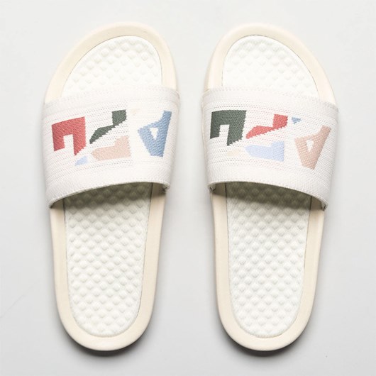 Orthofeet APL Big Logo Slide Women's Slide Sandals Pristine / Pastel | BC7895236