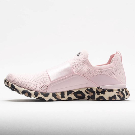 Orthofeet APL TechLoom Bliss Women's Lifestyle Sneakers Bleached Pink / Leopard | CS3462958