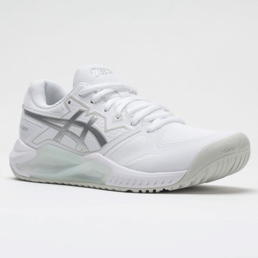 Orthofeet ASICS GEL-Challenger 13 Women's Tennis Shoes White / Pure Silver | QT3127846