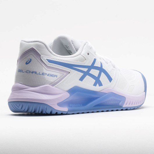 Orthofeet ASICS GEL-Challenger 13 Women's Tennis Shoes White / Periwinkle Blue | ZA2874156