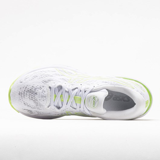 Orthofeet ASICS GEL-Cumulus 23 Women's Running Shoes White / Lime Green | EX9453106