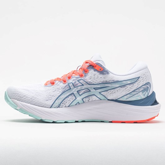 Orthofeet ASICS GEL-Cumulus 23 Women's Running Shoes White / Gray Floss | FJ1902583