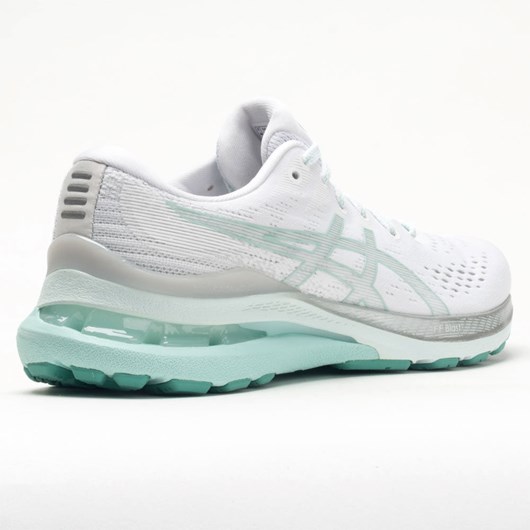 Orthofeet ASICS GEL-Kayano 28 Women's Running Shoes White / Oasis Green | GX8147253