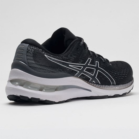 Orthofeet ASICS GEL-Kayano 28 Women's Running Shoes Black / White | RE7253689