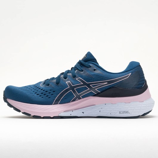 Orthofeet ASICS GEL-Kayano 28 Women's Running Shoes Mako Blue / Barely Rose | XG2381047