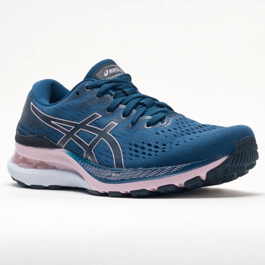 Orthofeet ASICS GEL-Kayano 28 Women's Running Shoes Mako Blue / Barely Rose | XG2381047