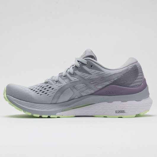 Orthofeet ASICS GEL-Kayano 28 Women's Running Shoes Piedmont Gray / Soft Lavender | YK6391280