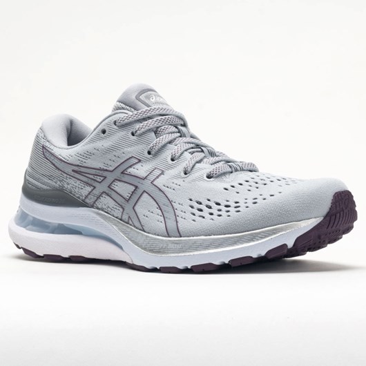 Orthofeet ASICS GEL-Kayano 28 Women's Running Shoes Piedmont Grey / Deep Plum | ZP8134752