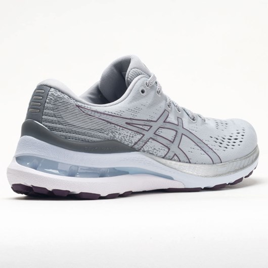 Orthofeet ASICS GEL-Kayano 28 Women's Running Shoes Piedmont Grey / Deep Plum | ZP8134752