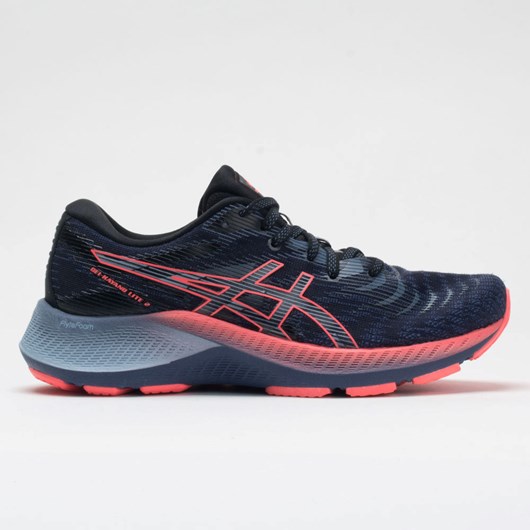 Orthofeet ASICS GEL-Kayano Lite 2 Women\'s Running Shoes Thunder Blue / Blazing Coral | VX9351260