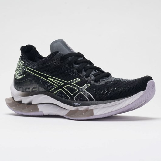 Orthofeet ASICS GEL-Kinsei Blast Women's Running Shoes Black / Illuminate Yellow | MR4917568