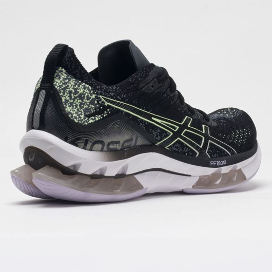 Orthofeet ASICS GEL-Kinsei Blast Women's Running Shoes Black / Illuminate Yellow | MR4917568