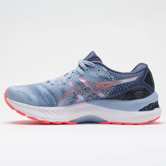 Orthofeet ASICS GEL-Nimbus 23 Women's Running Shoes Mist / Blazing Coral | KZ7891453