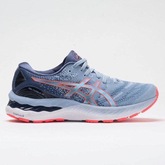 Orthofeet ASICS GEL-Nimbus 23 Women\'s Running Shoes Mist / Blazing Coral | KZ7891453