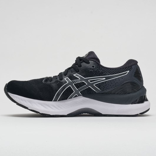 Orthofeet ASICS GEL-Nimbus 23 Women's Running Shoes Black / White | RW4350128