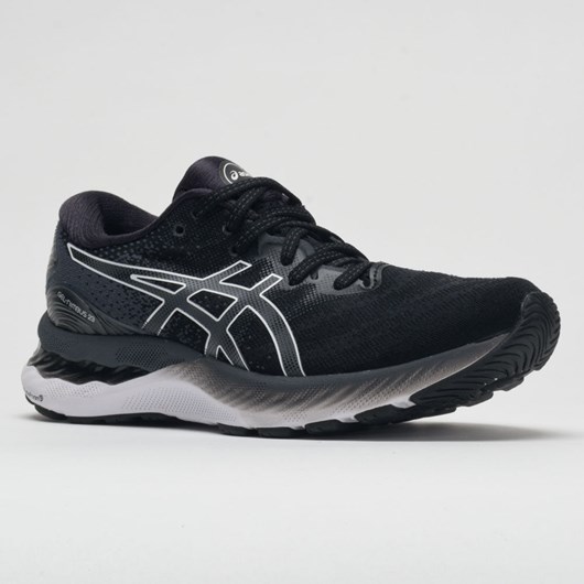 Orthofeet ASICS GEL-Nimbus 23 Women's Running Shoes Black / White | RW4350128