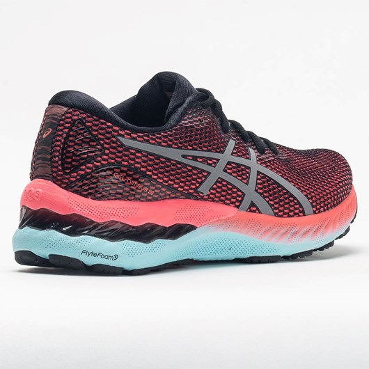 Orthofeet ASICS GEL-Nimbus 23 Women's Running Shoes Black / Pure Silver | TV2043675