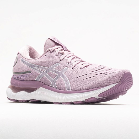 Orthofeet ASICS GEL-Nimbus Women's Running Shoes Barely Rose / White | VW0187925