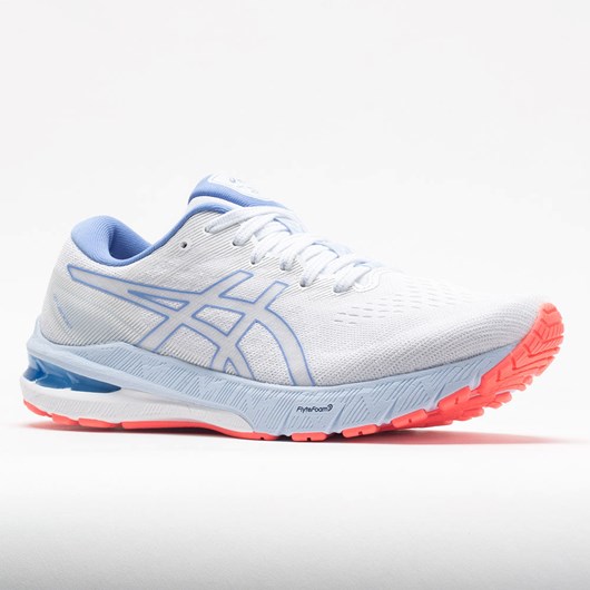 Orthofeet ASICS GT-2000 10 Women's Running Shoes White / Periwinkle Blue | RU0549721