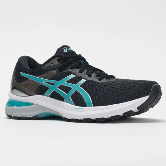 Orthofeet ASICS GT-2000 9 Women's Running Shoes Black / Techno Cyan | EL4296837