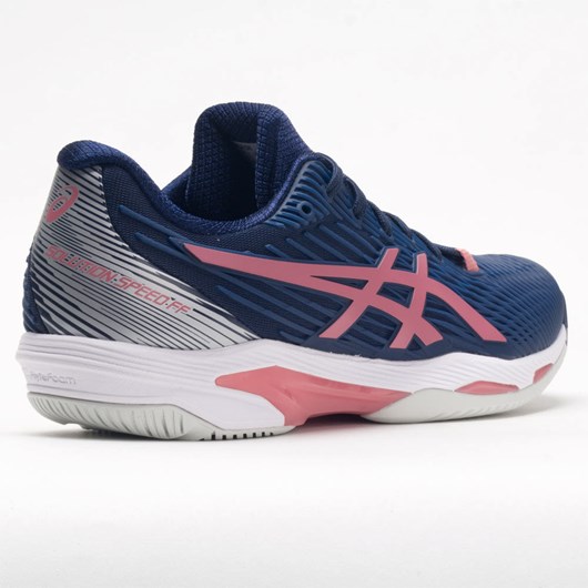 Orthofeet ASICS Solution Speed FF 2 Women's Tennis Shoes White / Peacoat | UM8736521