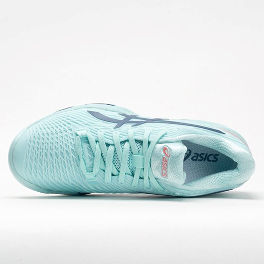 Orthofeet ASICS Solution Speed FF 2 Women's Tennis Shoes Clear Blue / Light Indigo | ZG0946728