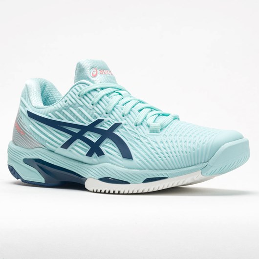 Orthofeet ASICS Solution Speed FF 2 Women's Tennis Shoes Clear Blue / Light Indigo | ZG0946728