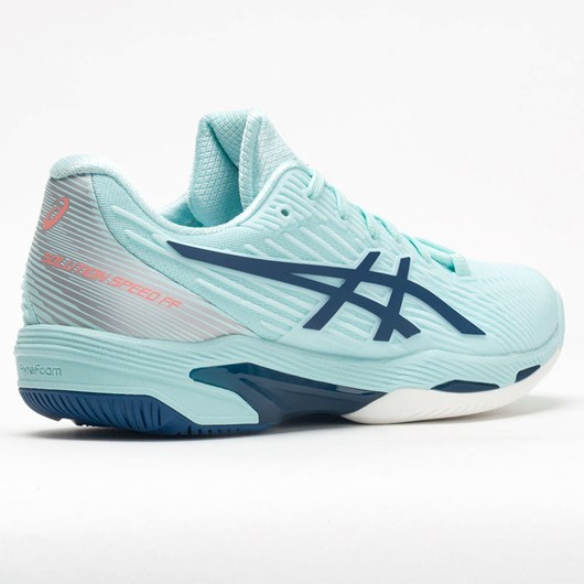 Orthofeet ASICS Solution Speed FF 2 Women's Tennis Shoes Clear Blue / Light Indigo | ZG0946728