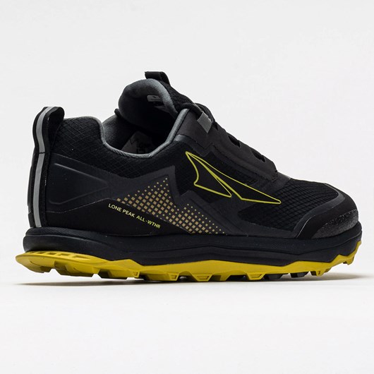 Orthofeet Altra Lone Peak All-Weather Men's Trail Running Shoes Black / Yellow | BF7154206