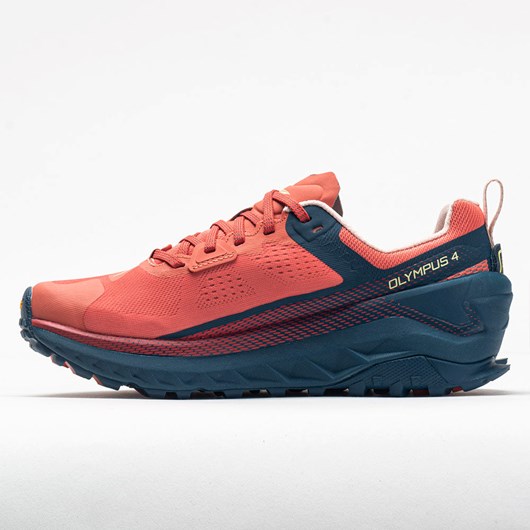 Orthofeet Altra Olympus 4 Lady Men's Trail Running Shoes Navy / Coral | EI9210634