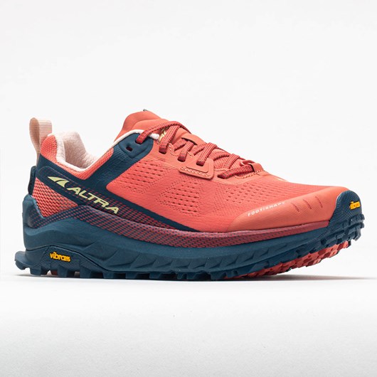 Orthofeet Altra Olympus 4 Lady Men's Trail Running Shoes Navy / Coral | EI9210634