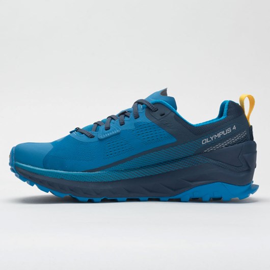 Orthofeet Altra Olympus 4 Men's Trail Running Shoes Blue / Yellow | FW0576498