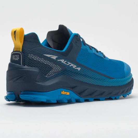 Orthofeet Altra Olympus 4 Men's Trail Running Shoes Blue / Yellow | FW0576498