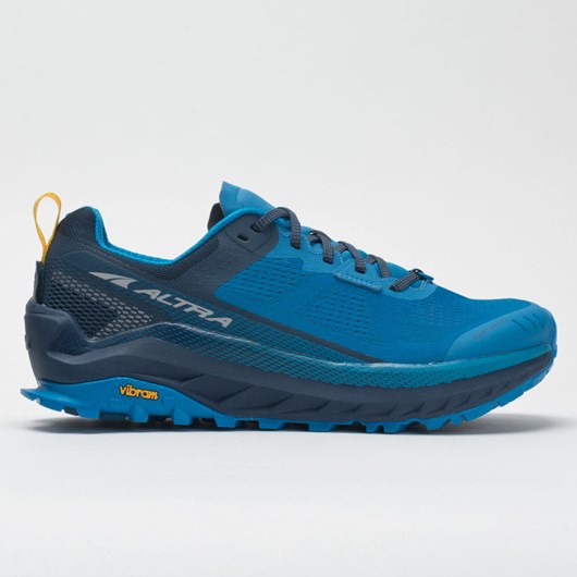 Orthofeet Altra Olympus 4 Men\'s Trail Running Shoes Blue / Yellow | FW0576498