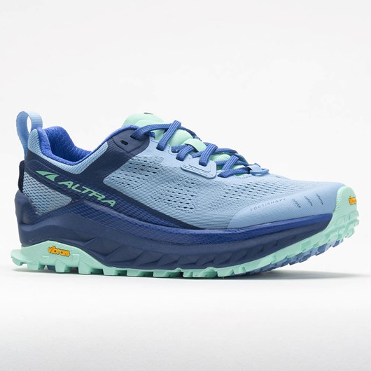 Orthofeet Altra Olympus 4 Women's Trail Running Shoes Navy / Light Blue | AP3860451