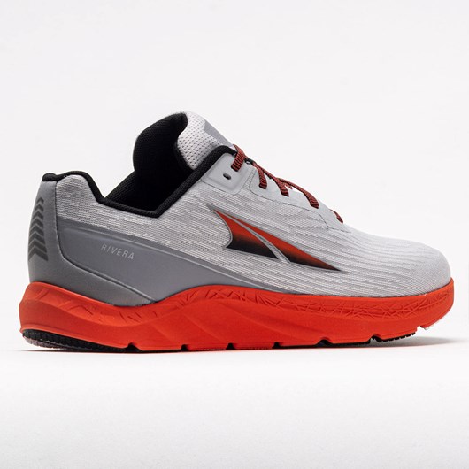 Orthofeet Altra Rivera Men's Running Shoes Gray / Orange | QH7435296