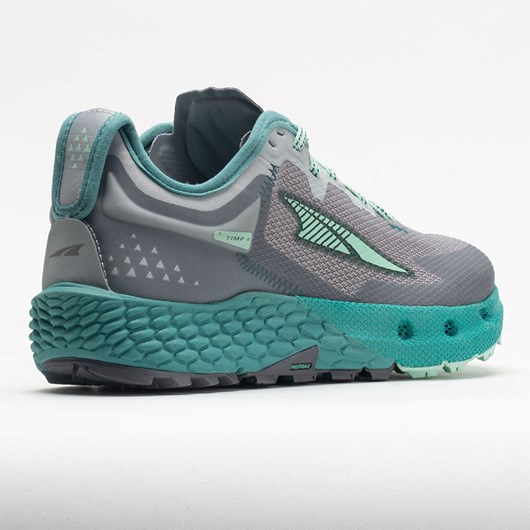 Orthofeet Altra Timp 4 Women's Trail Running Shoes Gray / Teal | VF0982654