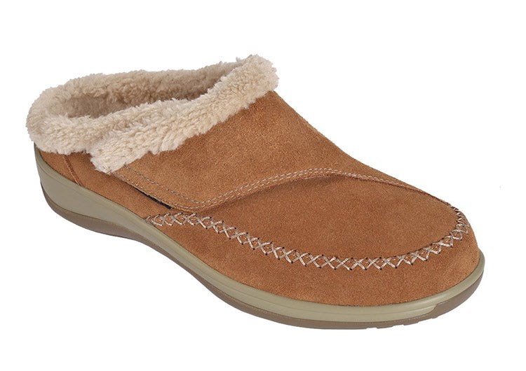 Orthofeet Arch Support House Women\'s Slippers Brown | VT1094567