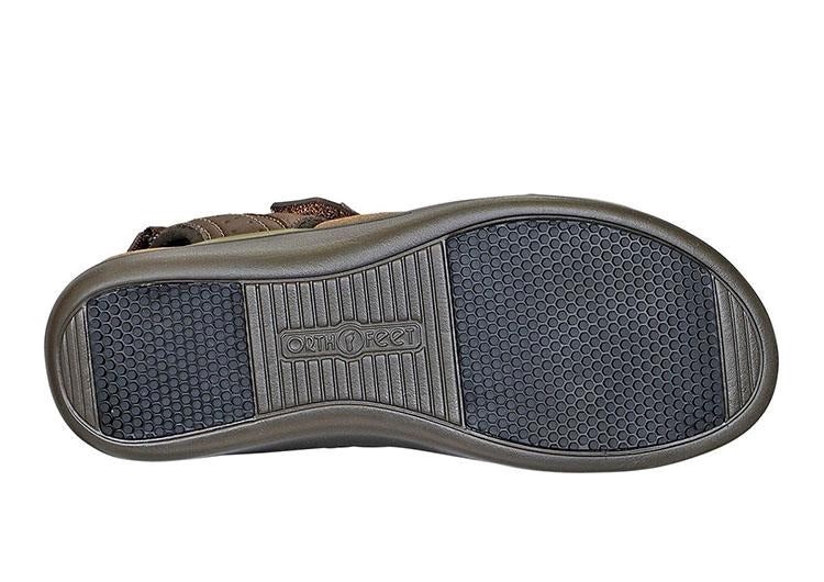 Orthofeet Arch Support Orthotic Women's Sandals Brown | OZ8547302