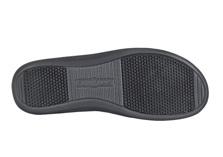 Orthofeet Arch Support Orthotic Women's Flip Flops Black | TG1238467