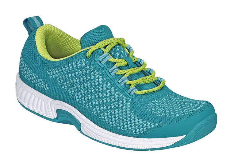 Orthofeet Athletic Plantar Fasciitis Women\'s Sneakers Turquoise | QC0895726