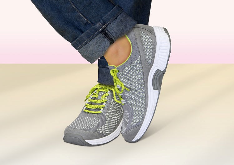 Orthofeet Athletic Walking Orthopedic Women's Sneakers Gray | JW9407135