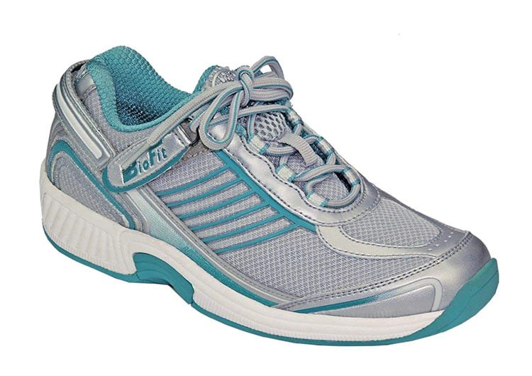 Orthofeet Athletic Walking Women\'s Sneakers Turquoise | DV5942176