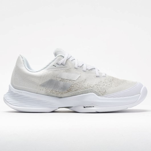 Orthofeet Babolat Jet Mach 3 Women\'s Tennis Shoes White / Silver | VK4530921