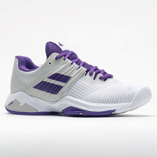 Orthofeet Babolat Propulse Fury Women's Tennis Shoes White / Purple | KG8960134