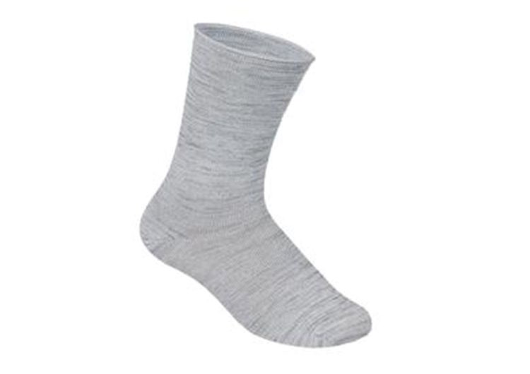 Orthofeet Bamboo Diabetic Crew Unisex Socks Light Gray | HA2619570