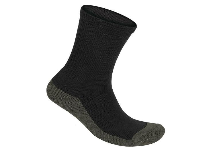 Orthofeet Bamboo Non Binding Crew Wide BioSoft Unisex Socks Charcoal | ZW2936175