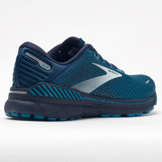 Orthofeet Brooks Adrenaline GTS 22 Men's Running Shoes Titan / Teal / Grey | QC3680794