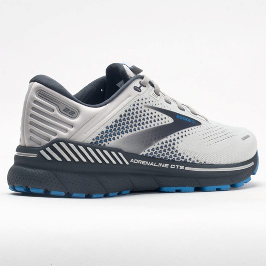 Orthofeet Brooks Adrenaline GTS 22 Men's Running Shoes Oyster / India Ink / Blue | RF5109683