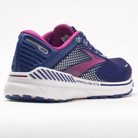 Orthofeet Brooks Adrenaline GTS 22 Women's Running Shoes Navy / Yucca / Pink | KE4195607